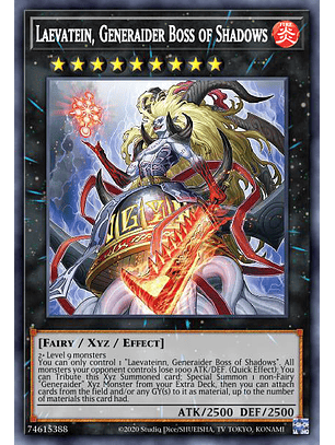 Laevatein, Generaider Boss of Shadows - PHHY-EN047 - Ultra Rare 1st Edition