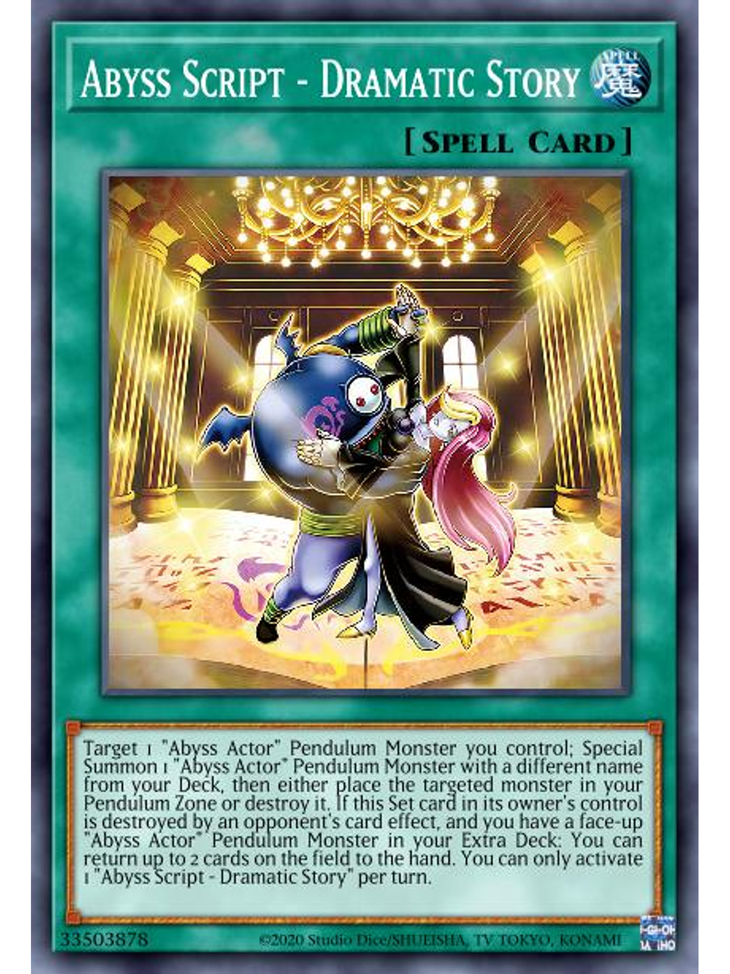 Abyss Script - Dramatic Story - PHHY-EN064 - Common 1st Edition 1