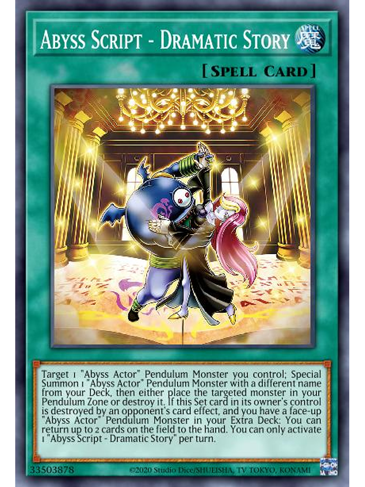 Abyss Script - Dramatic Story - PHHY-EN064 - Common 1st Edition 1