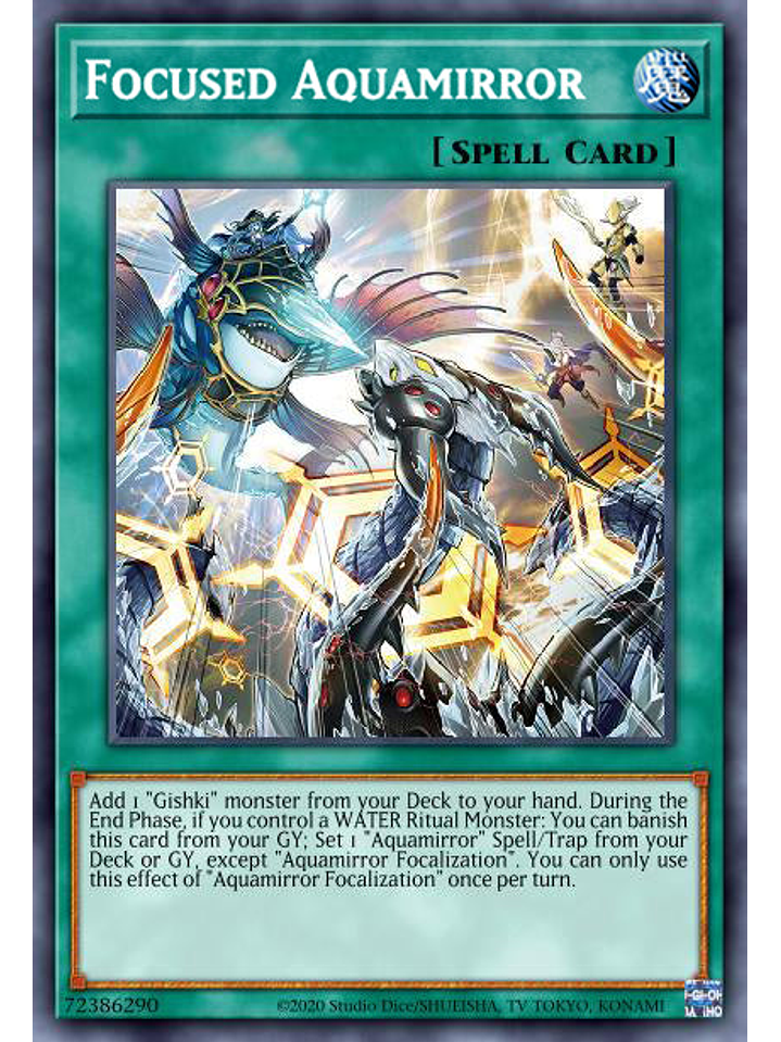 Focused Aquamirror - PHHY-EN067 - Common 1st Edition 1