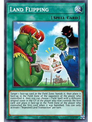 Land Flipping - PHHY-EN070 - Common 1st Edition