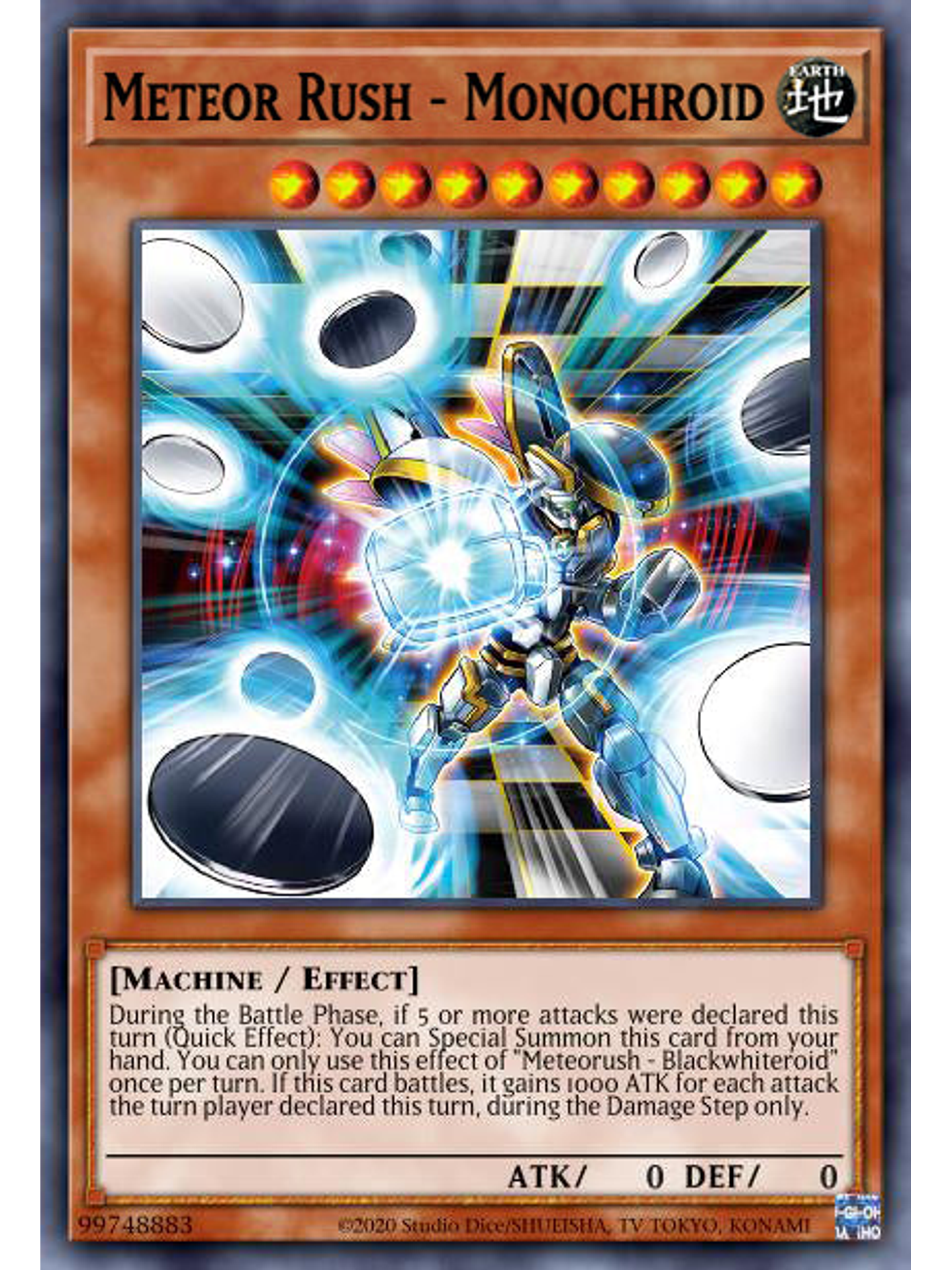 Meteor Rush - Monochroid - PHHY-EN029 - Common 1st Edition 1