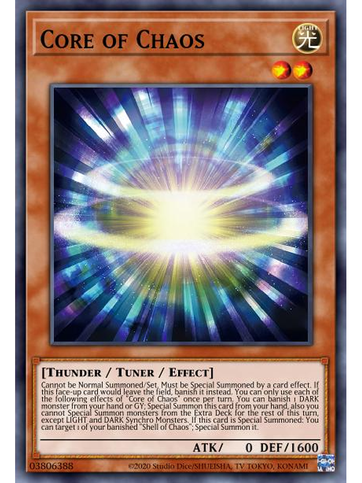 Core of Chaos - PHHY-EN011 - Common 1st Edition 1