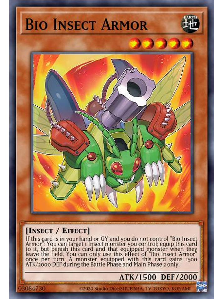 Bio-Insect Armor - PHHY-EN014 - Common 1st Edition 1