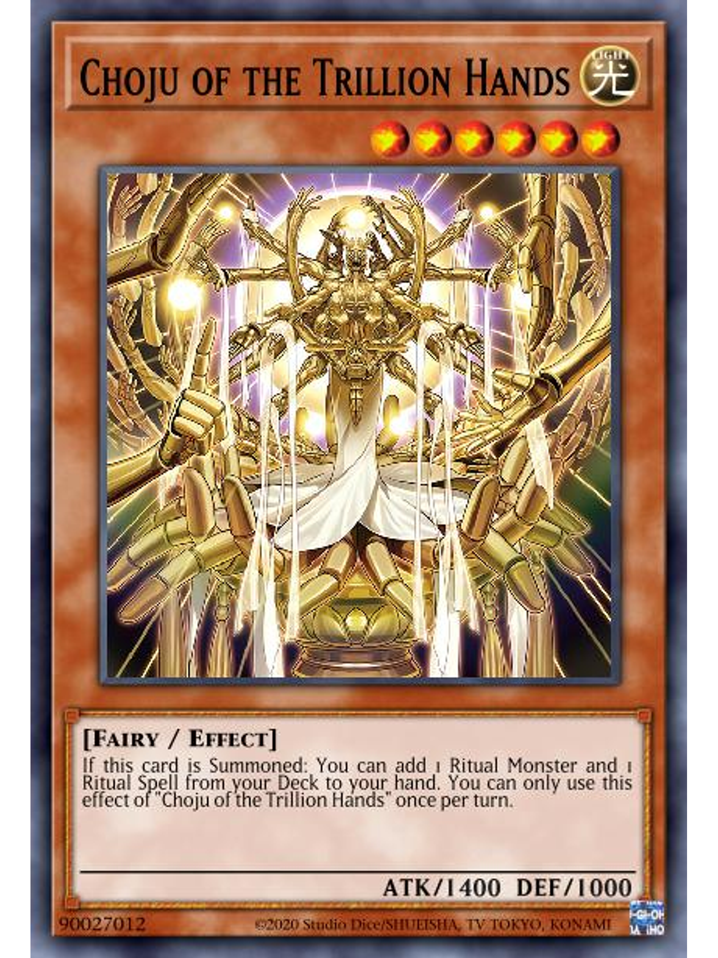 Choju of the Trillion Hands - PHHY-EN023 - Super Rare 1st Edition 1