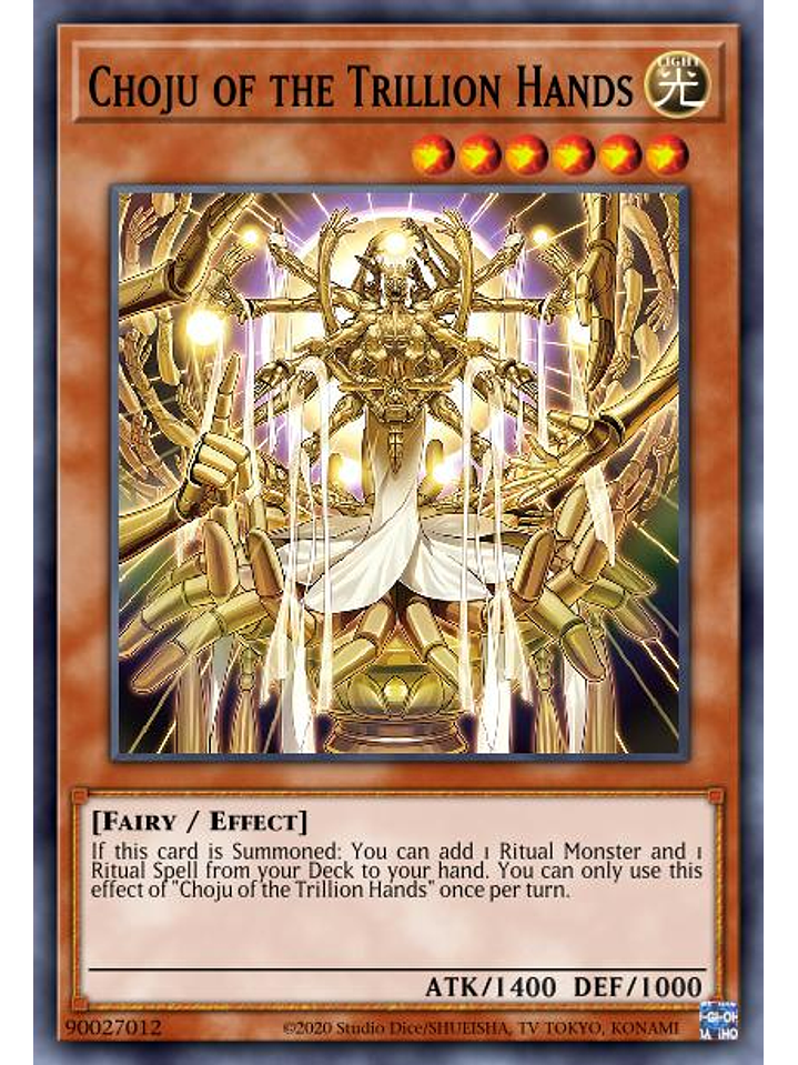 Choju of the Trillion Hands - PHHY-EN023 - Super Rare 1st Edition 1