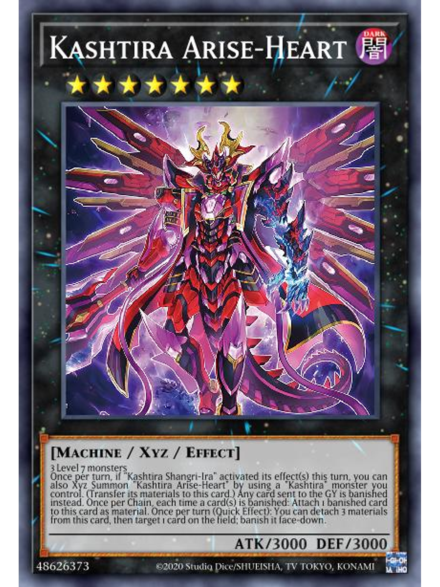 Kashtira Arise-Heart - PHHY-EN046 - Secret Rare 1st Edition 1