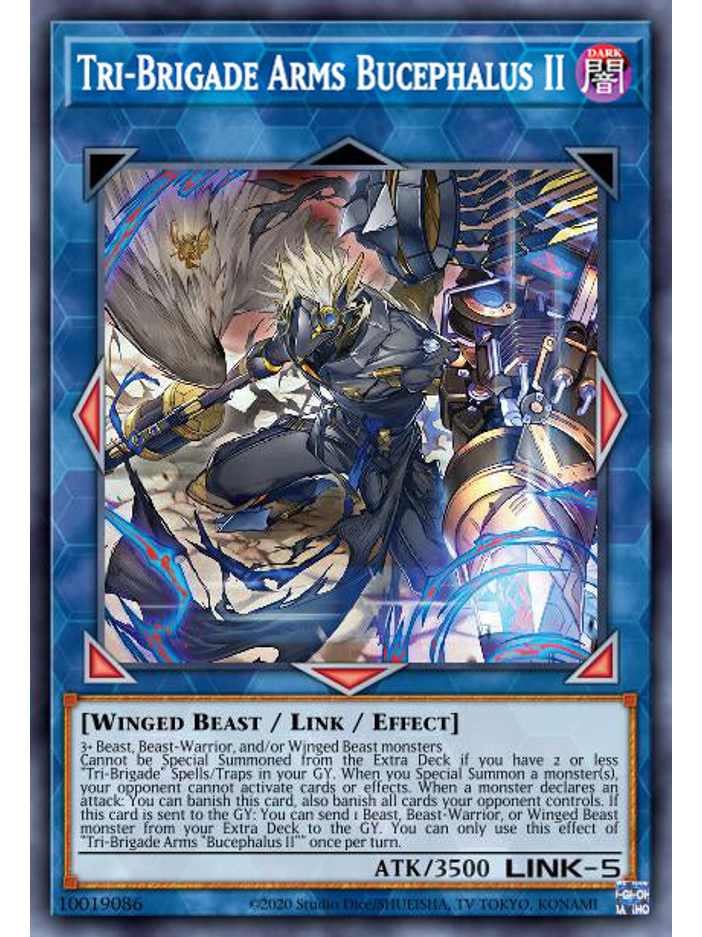 Tri-Brigade Arms Bucephalus II - PHHY-EN048 - Super Rare 1st Edition 1