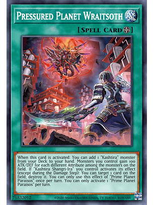 Pressured Planet Wraitsoth - PHHY-EN059 - Secret Rare 1st Edition