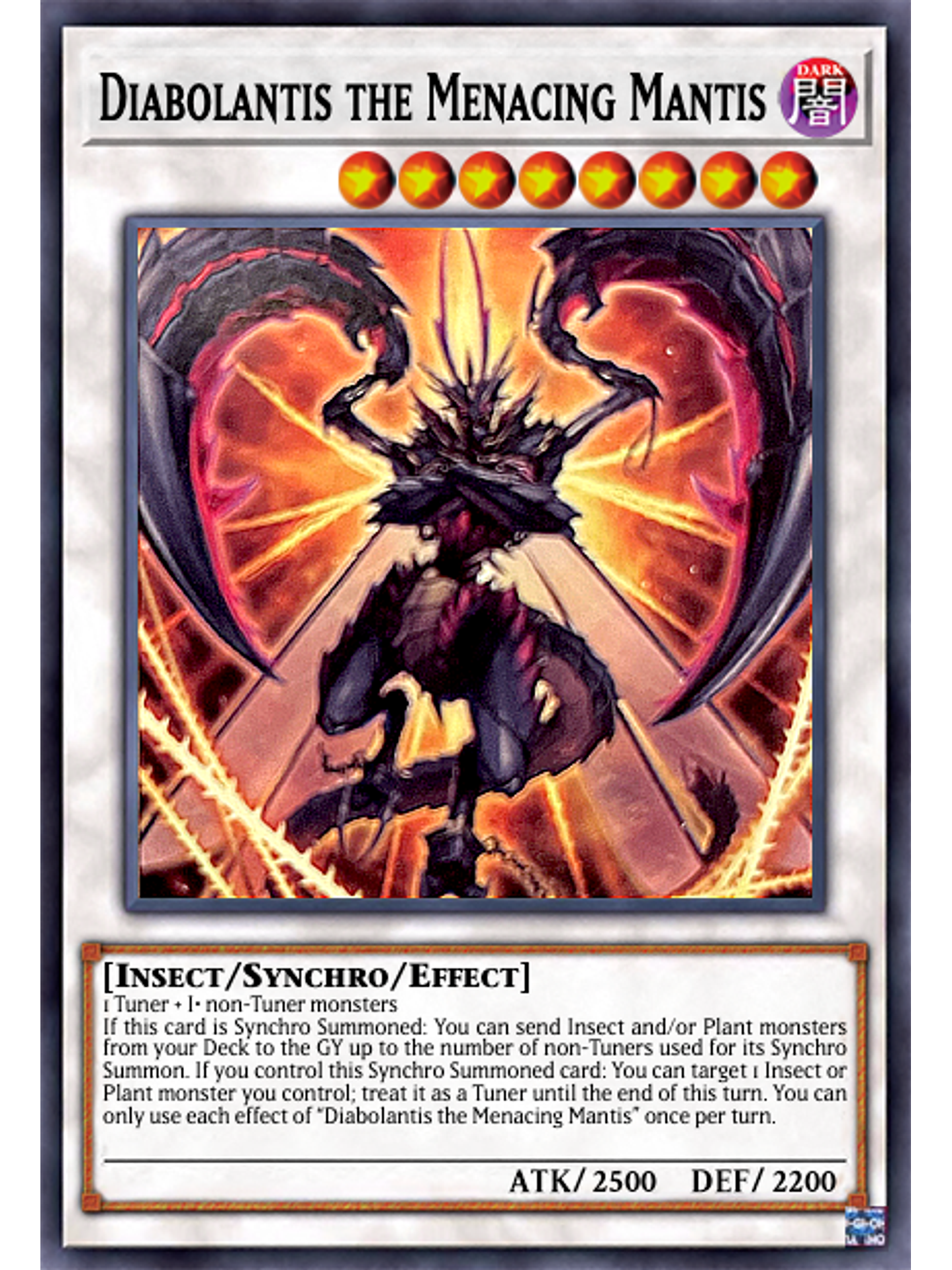 Diabolantis the Menacing Mantis - PHHY-EN083 - Common 1st Edition 1