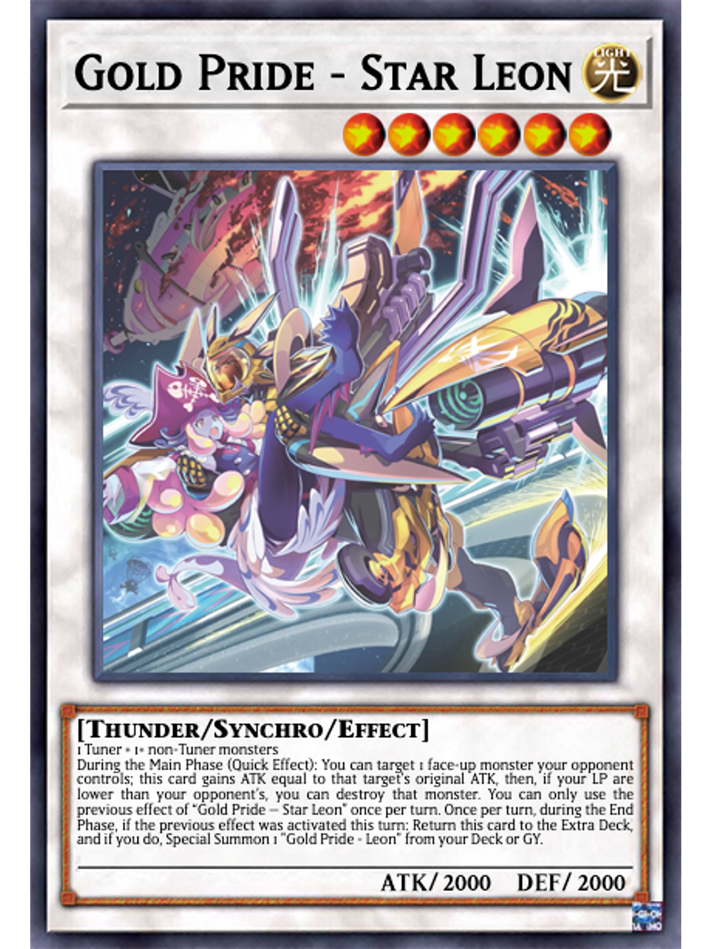 Gold Pride - Star Leon - PHHY-EN089 - Ultra Rare 1st Edition 1