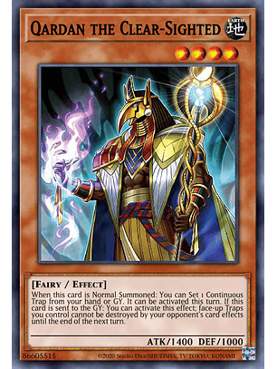 Qardan the Clear-Sighted - PHHY-EN095 - Super Rare 1st Edition