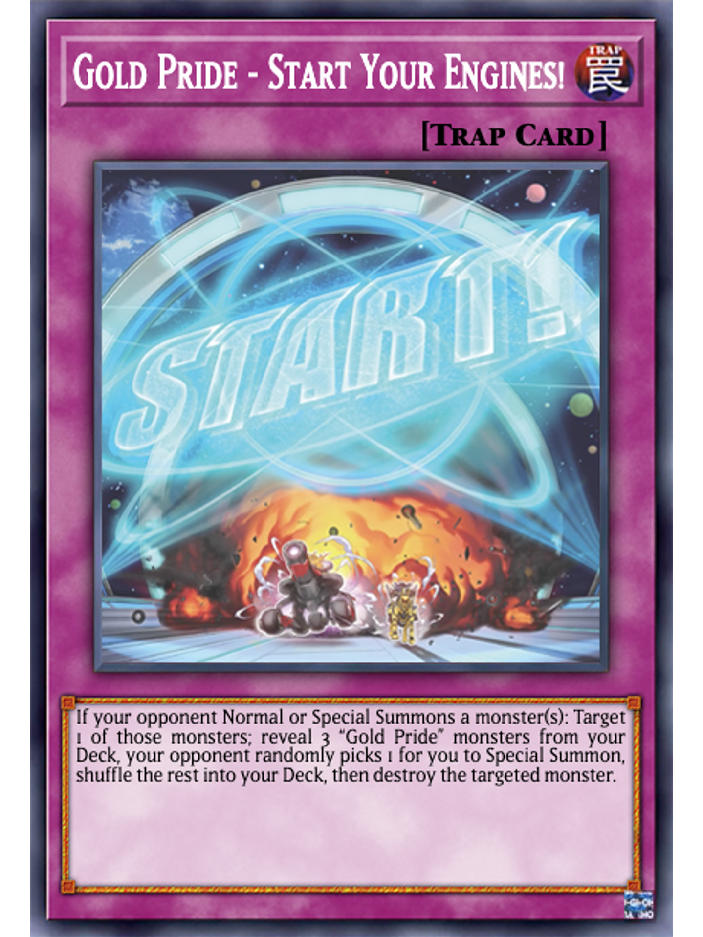 Gold Pride - Start Your Engines! - PHHY-EN092 - Super Rare 1st Edition 1