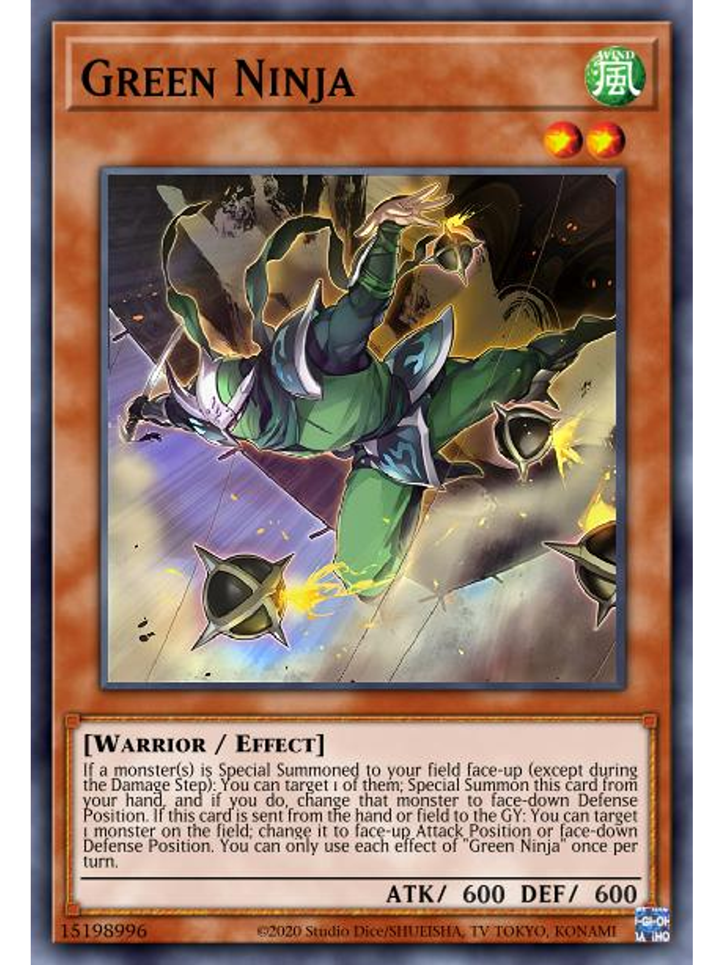 Green Ninja - PHHY-EN098 - Super Rare 1st Edition 1