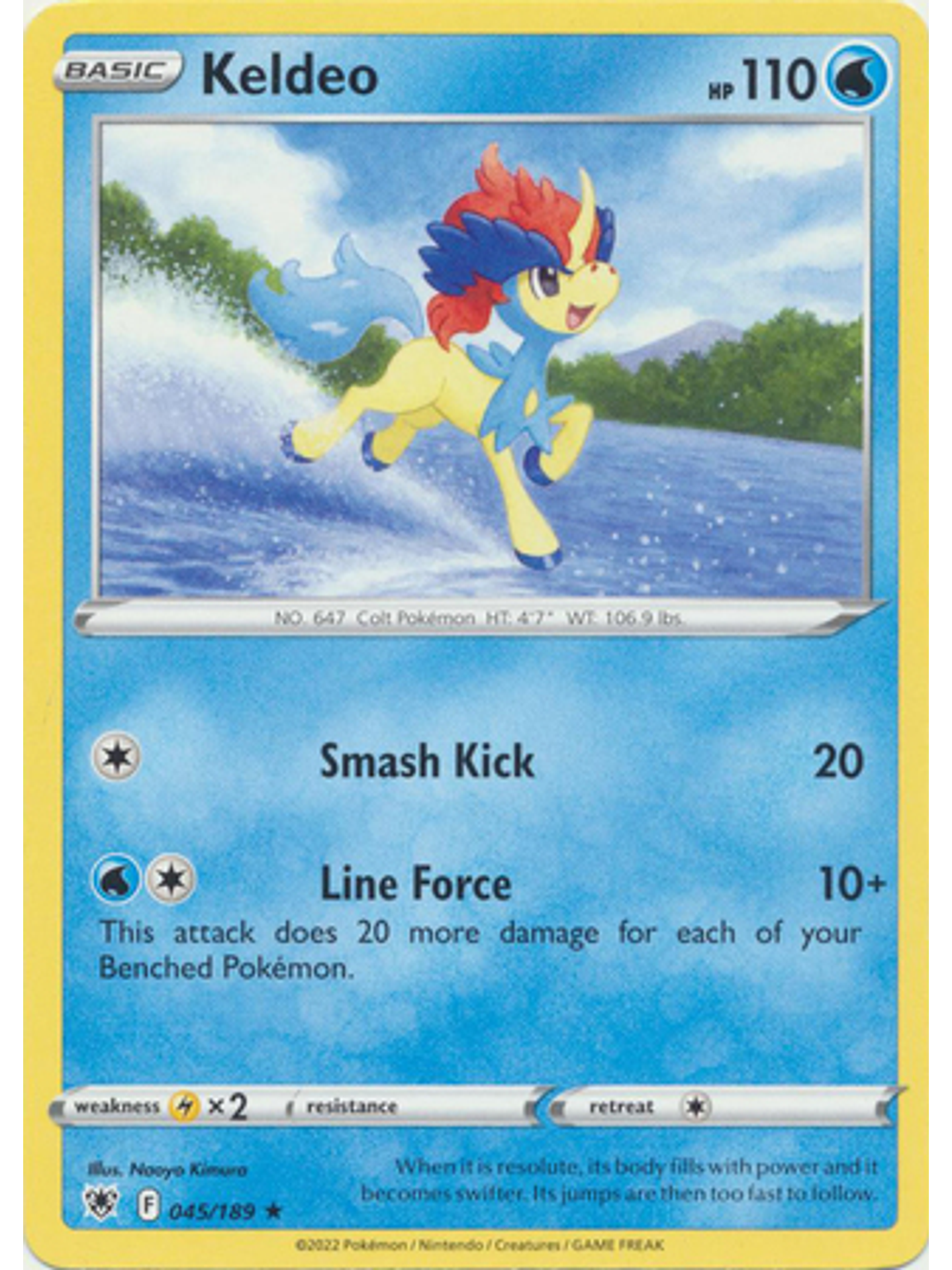 Keldeo - 045/189 - Alternate Holo Promo 1