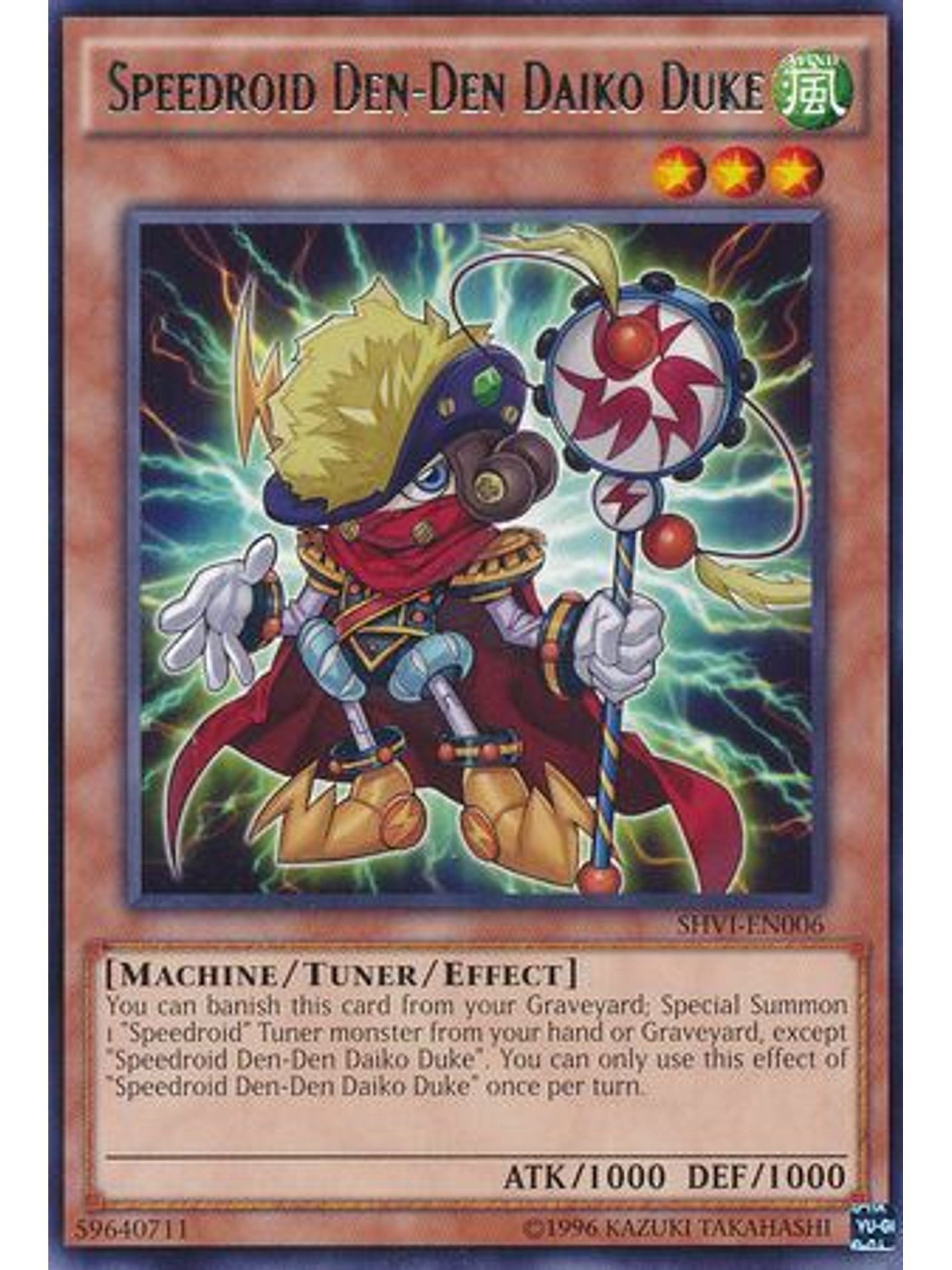 Speedroid Den-Den Daiko Duke - SHVI-EN006 - Rare Unlimited 1