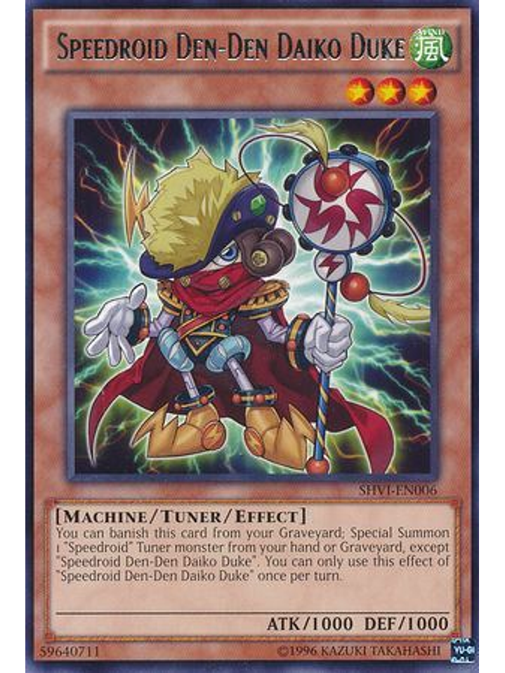 Speedroid Den-Den Daiko Duke - SHVI-EN006 - Rare Unlimited 1