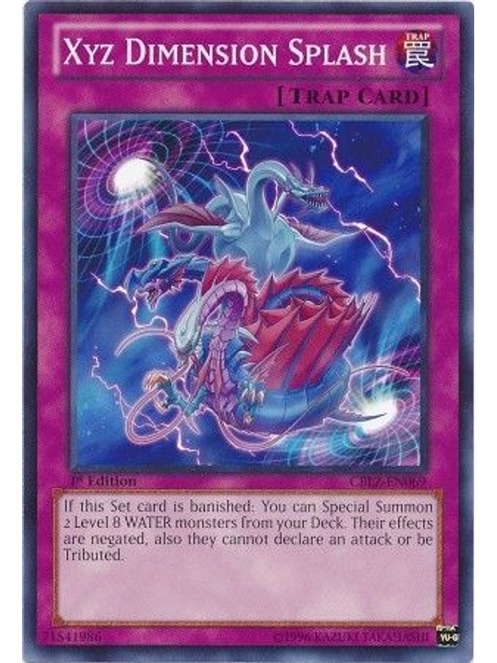 Xyz Dimension Splash - CBLZ-EN069 - Common 1st Edition 1