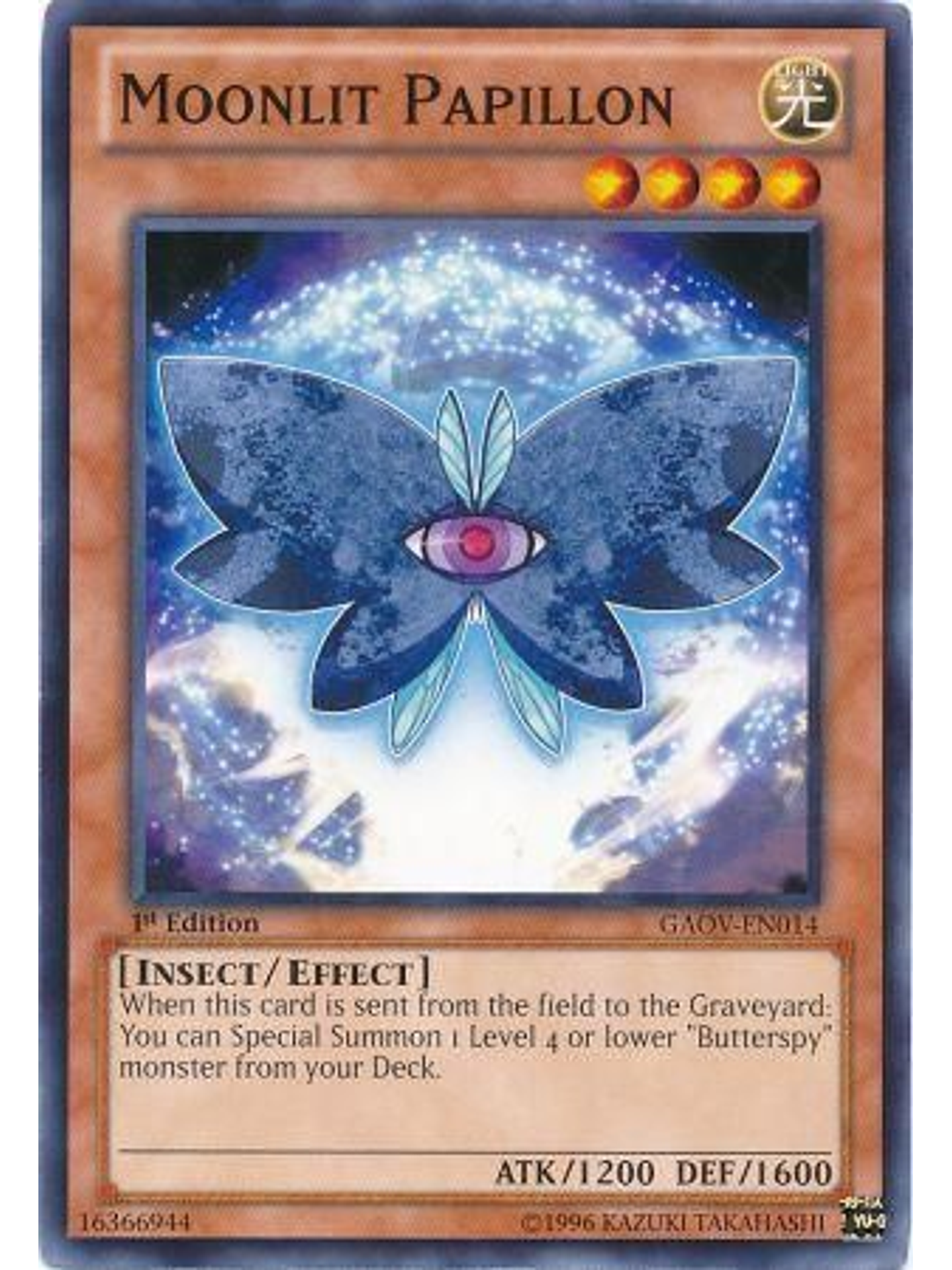 Moonlit Papillon - GAOV-EN014 - Common 1st Edition 1