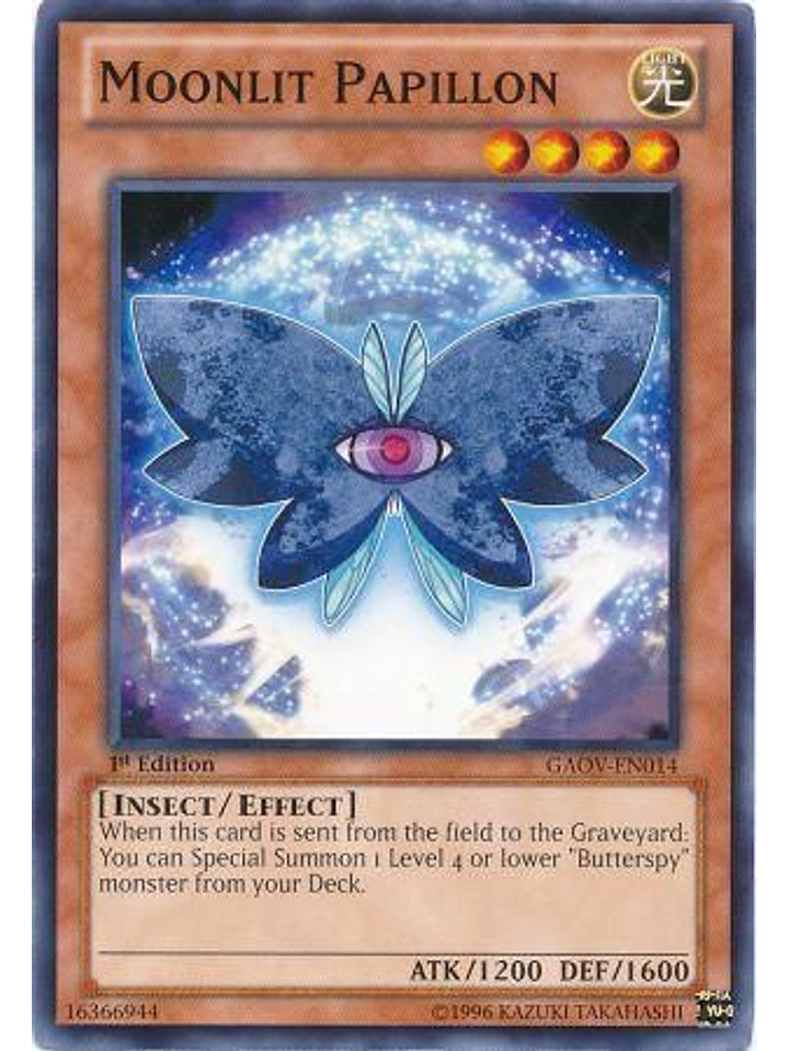 Moonlit Papillon - GAOV-EN014 - Common 1st Edition 1