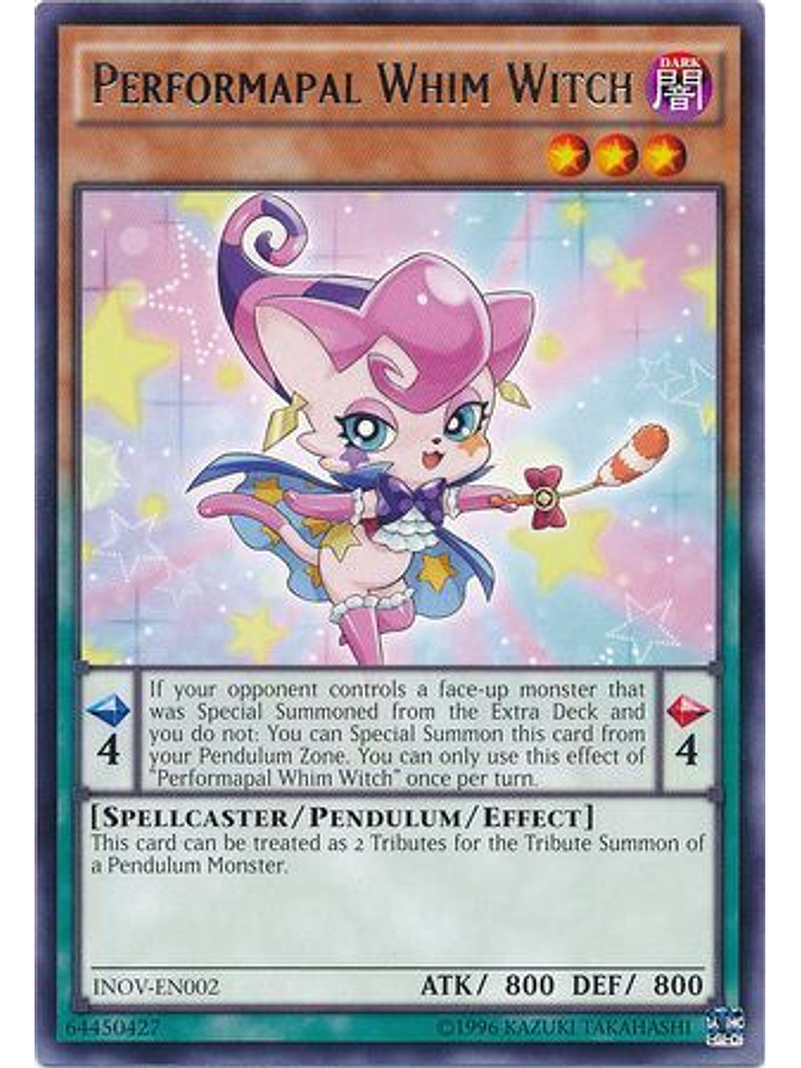 Performapal Whim Witch - INOV-EN002 - Rare Unlimited 1