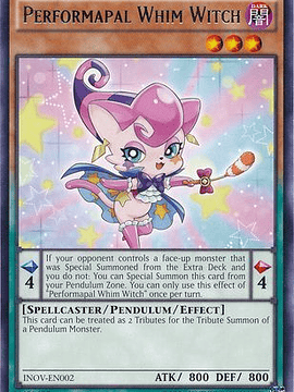 Performapal Whim Witch - INOV-EN002 - Rare Unlimited
