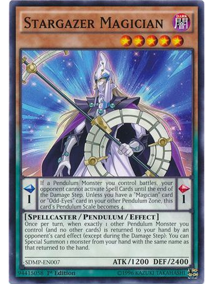 Stargazer Magician - SDMP-EN007 - Common 1st Edition 1