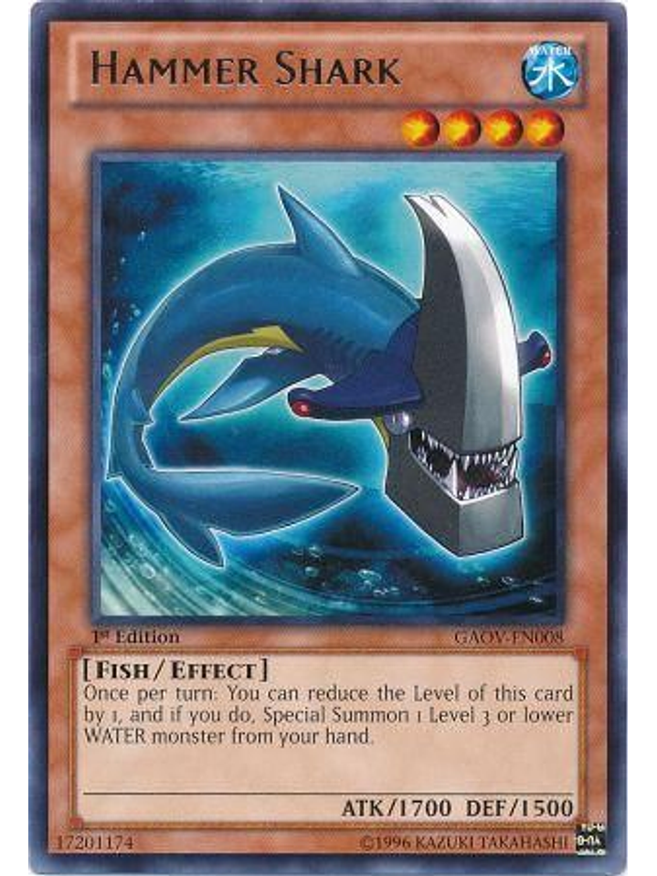 Hammer Shark - GAOV-EN008 - Rare 1st Edition 1