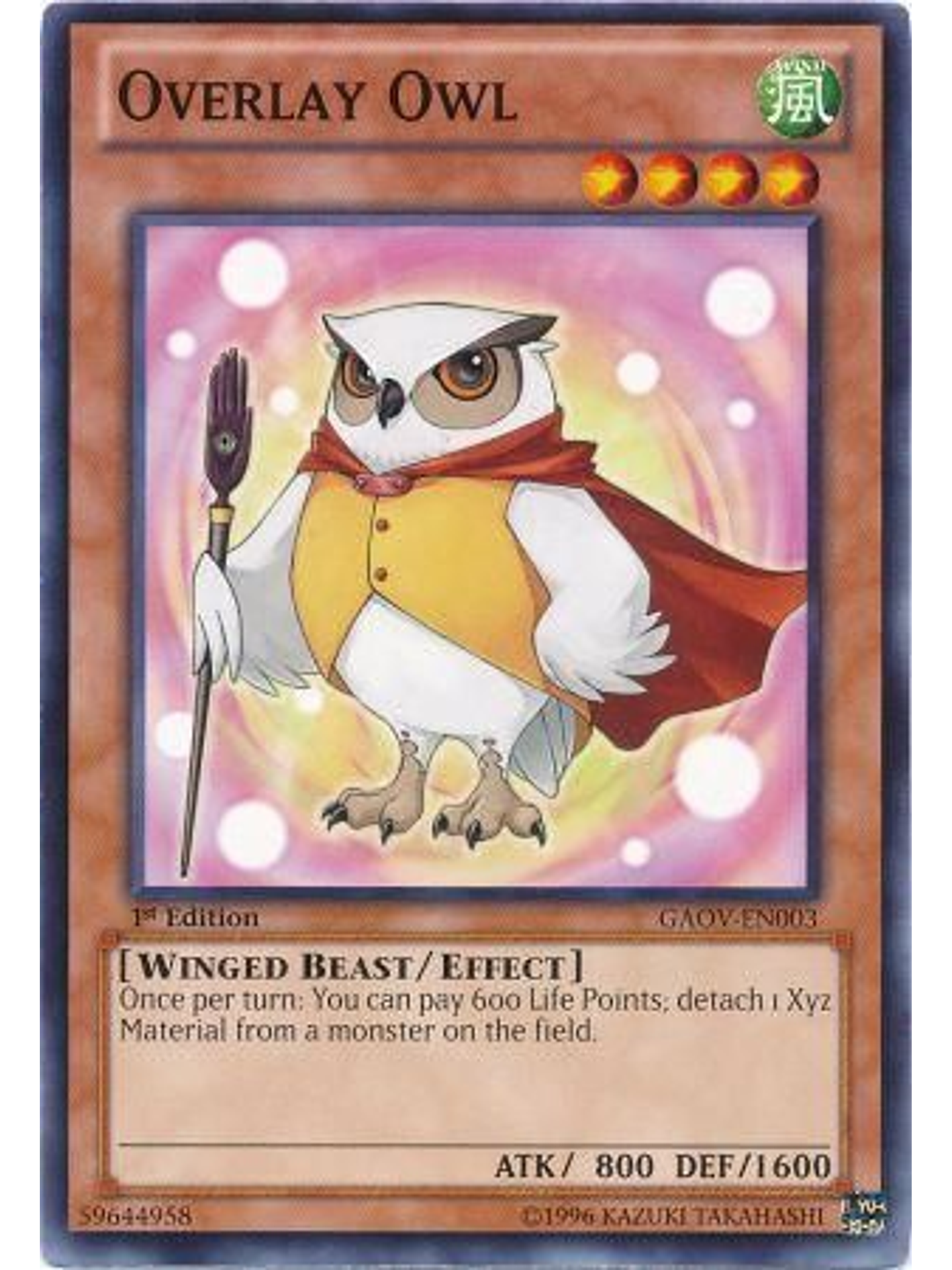 Overlay Owl - GAOV-EN003 - Common 1st Edition 1