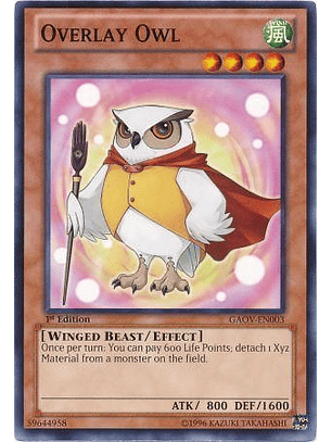 Overlay Owl - GAOV-EN003 - Common 1st Edition