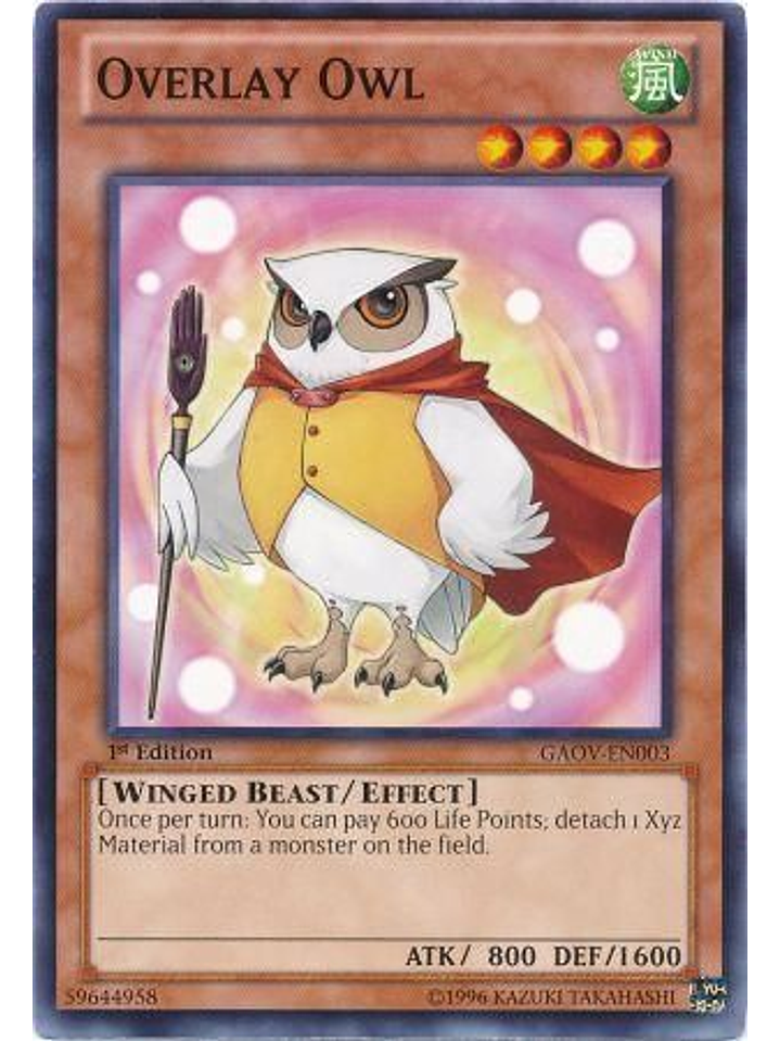 Overlay Owl - GAOV-EN003 - Common 1st Edition 1