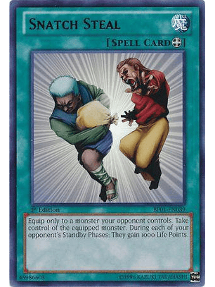 Snatch Steal - BP01-EN039 - Rare 1st Edition