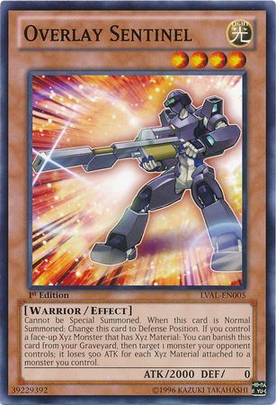 Overlay Sentinel - LVAL-EN005 - Common 1st Edition