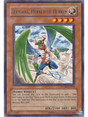 Zeradias, Herald of Heaven - FOTB-EN018 - Rare Unlimited