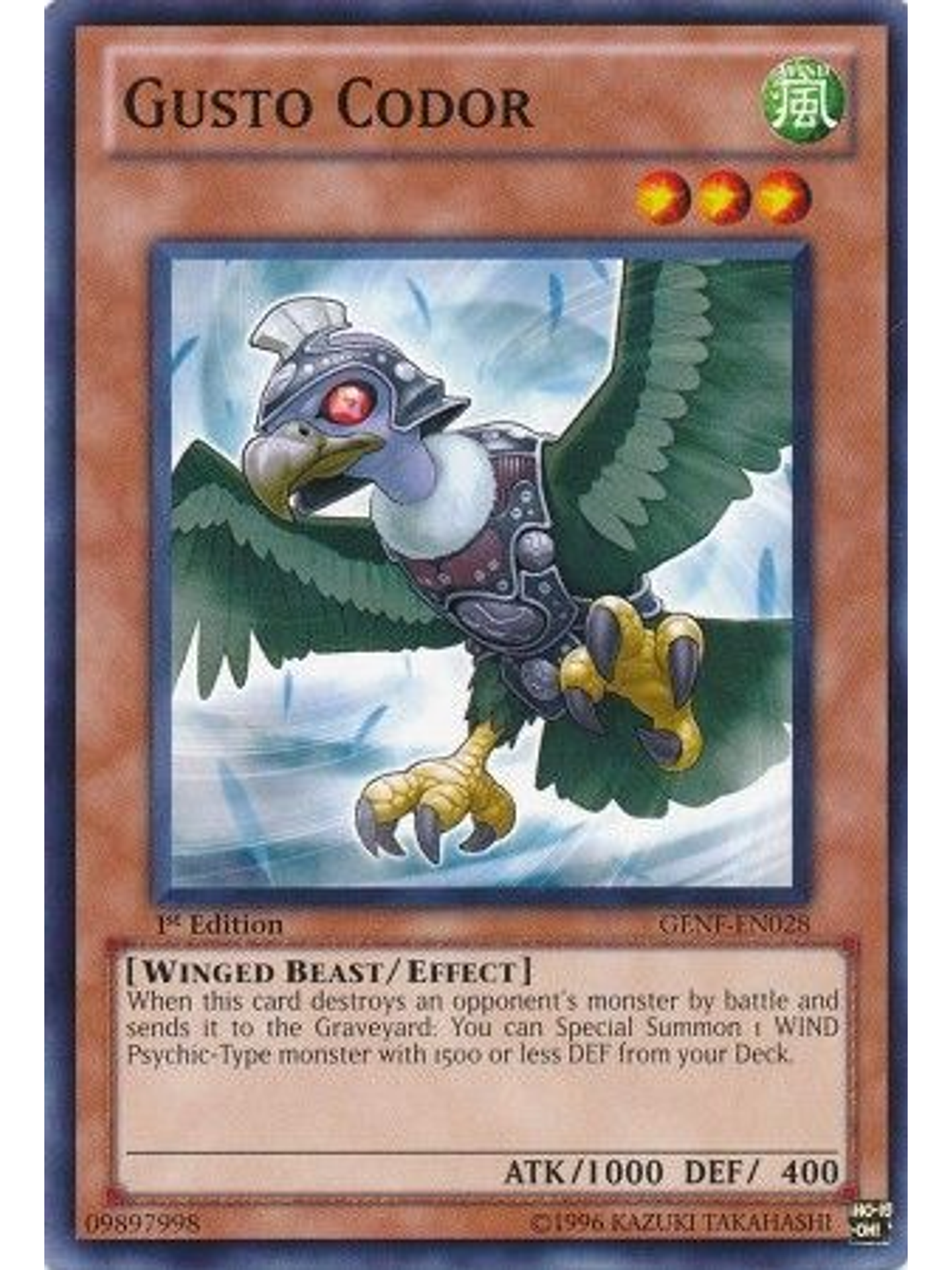 Gusto Codor - GENF-EN028 - Common 1st Edition 1