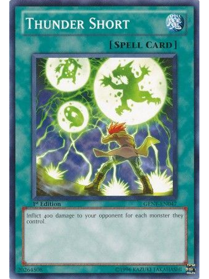 Thunder Short - GENF-EN047 - Common 1st Edition 1