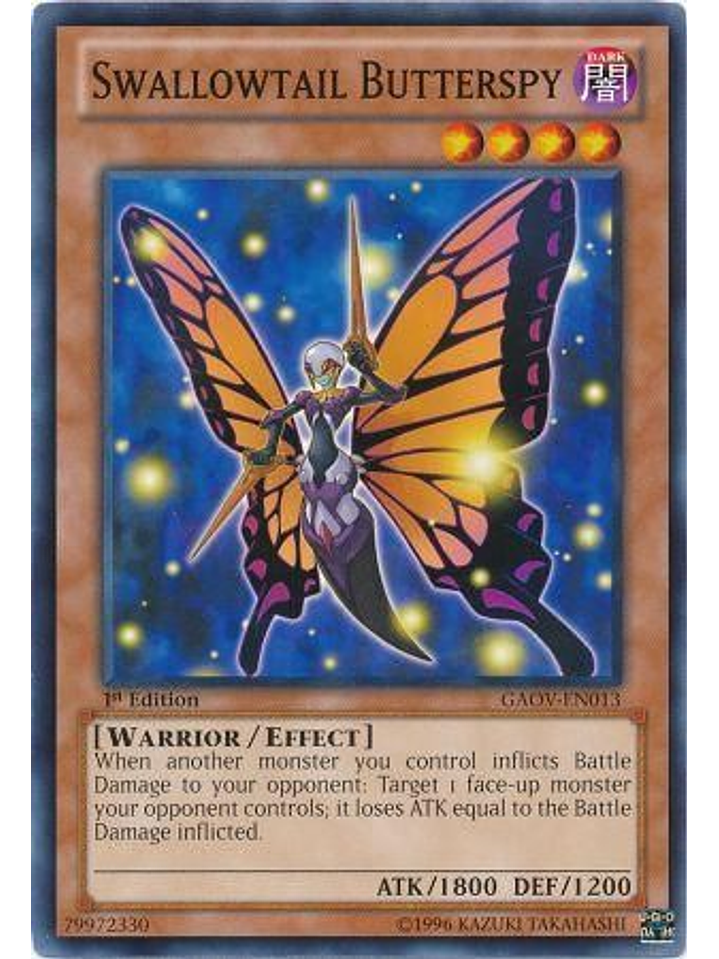Swallowtail Butterspy - GAOV-EN013 - Common 1st Edition 1