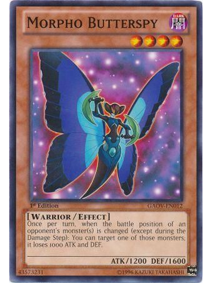 Morpho Butterspy - GAOV-EN012 - Common 1st Edition 1