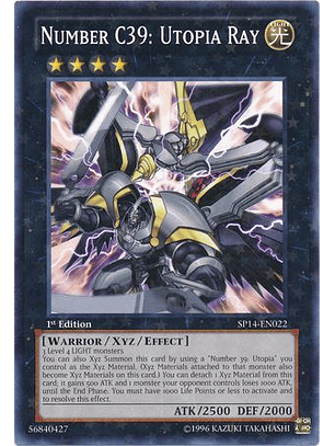 Number C39: Utopia Ray - SP14-EN022 - Starfoil Rare 1st Edition