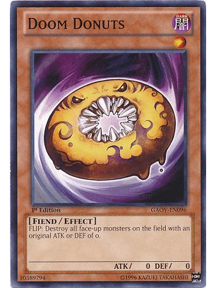 Doom Donuts - GAOV-EN096 - Common 1st Edition