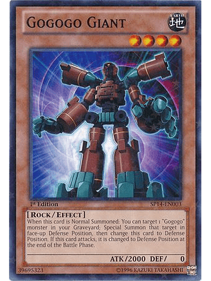 Gogogo Giant - SP14-EN003 - Starfoil Rare 1st Edition