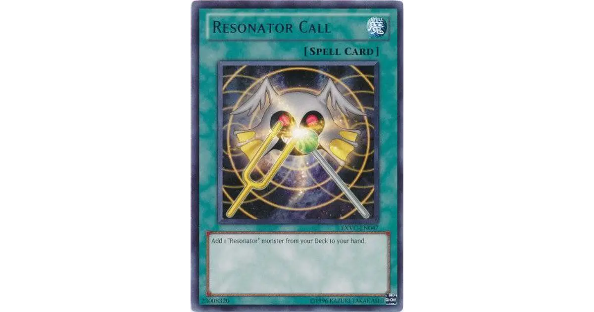 Yu-Gi-Oh! Resonator Call Card (EXVC-EN047) - Extreme Victory 1st Edition Rare