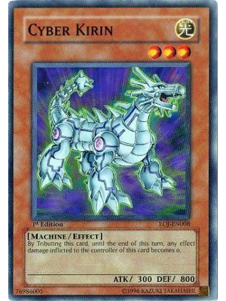 Cyber Kirin - EOJ-EN008 - Common 1st Edition 1