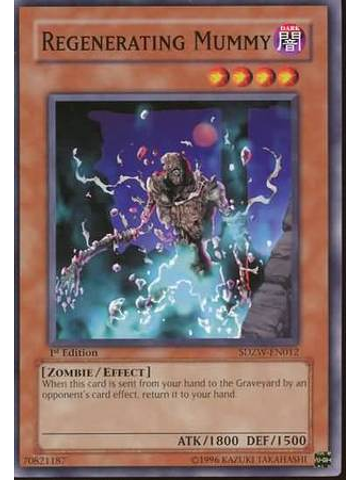Regenerating Mummy - SDZW-EN012 - Common 1st Edition 1
