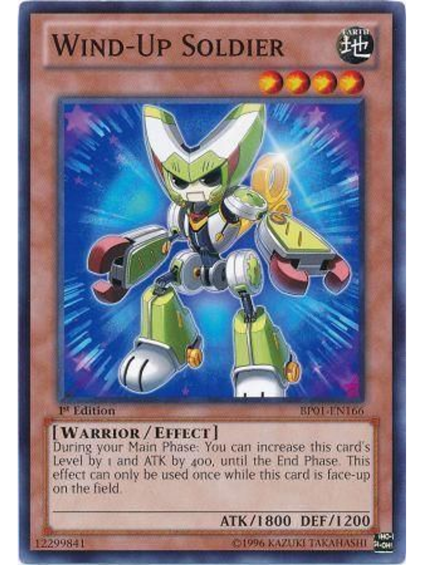 Wind-Up Soldier - BP01-EN166 - Common 1st Edition 1