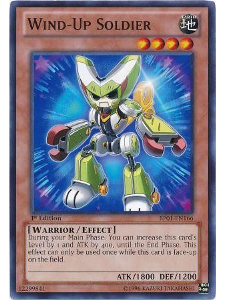 Wind-Up Soldier - BP01-EN166 - Common 1st Edition 1