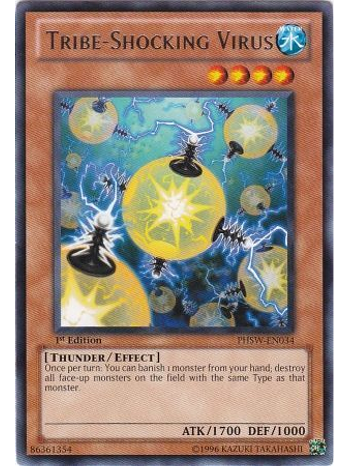 Tribe-Shocking Virus - PHSW-EN034 - Rare 1st Edition 1