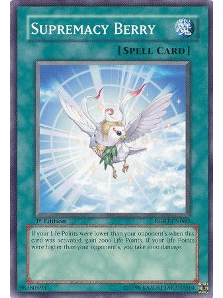 Supremacy Berry - RGBT-EN060 - Common 1st Edition 1