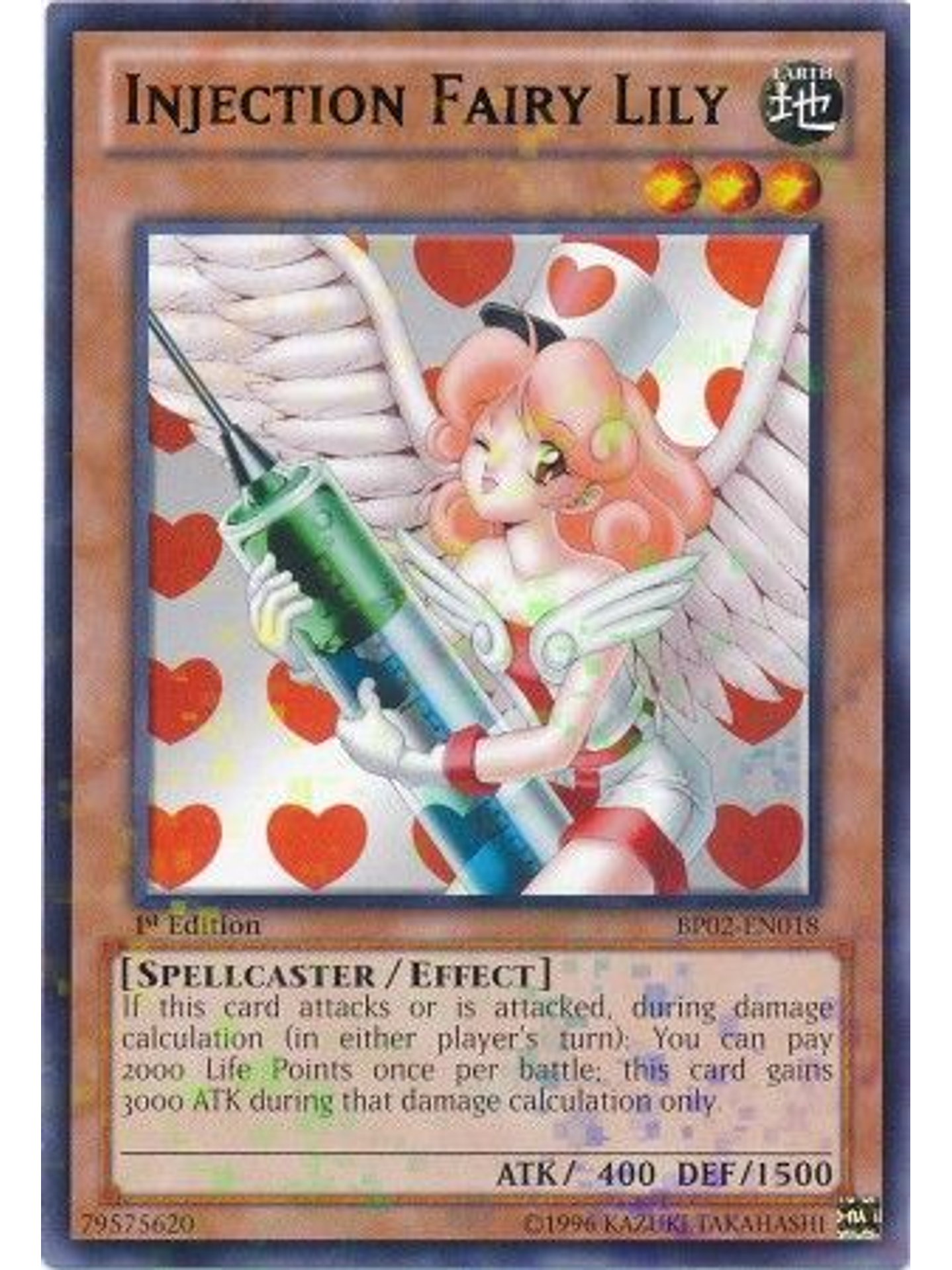 Injection Fairy Lily - BP02-EN018 - Mosaic Rare 1st Edition 1