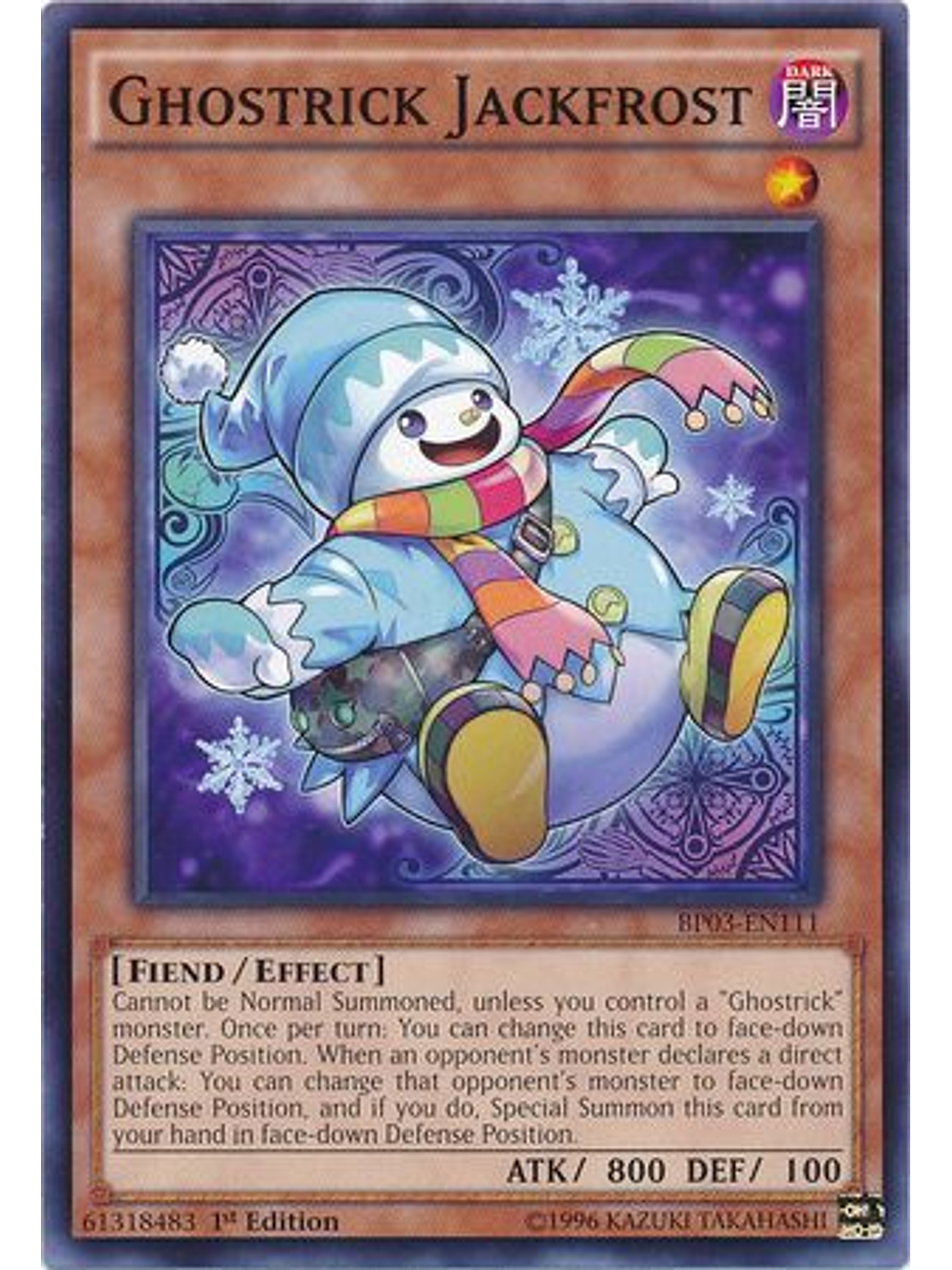 Ghostrick Jackfrost - BP03-EN111 - Common 1st Edition 1